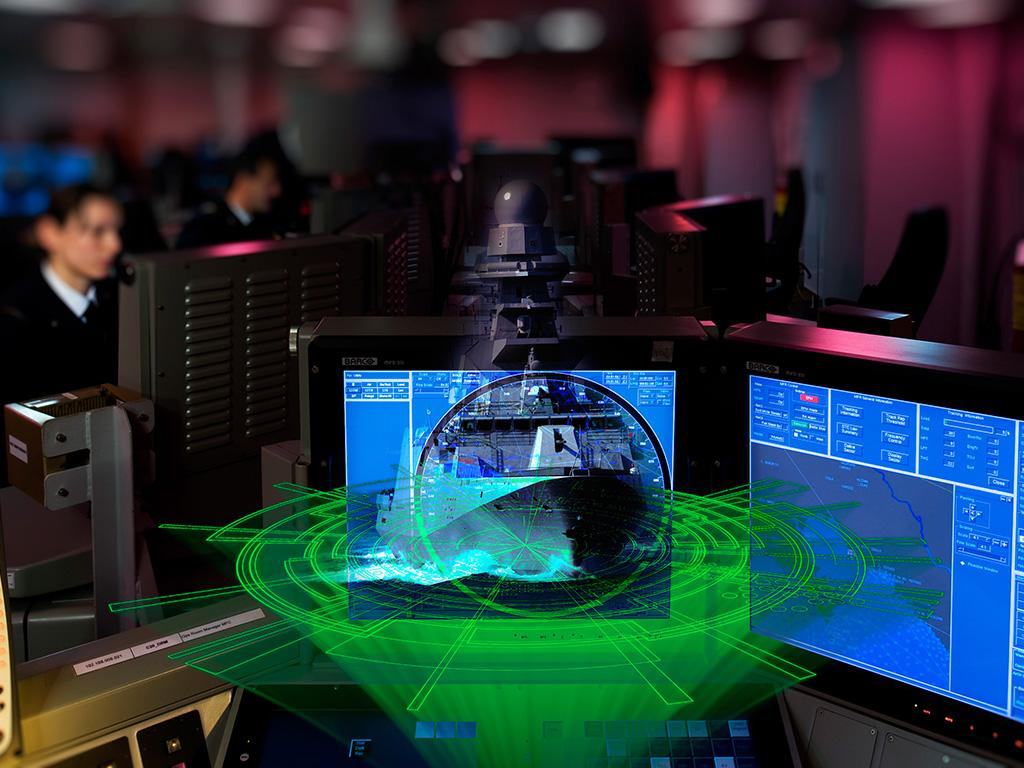 Leonardo’s Athena (Architecture & Technologies Handling Electronic Naval Applications) combat management system.