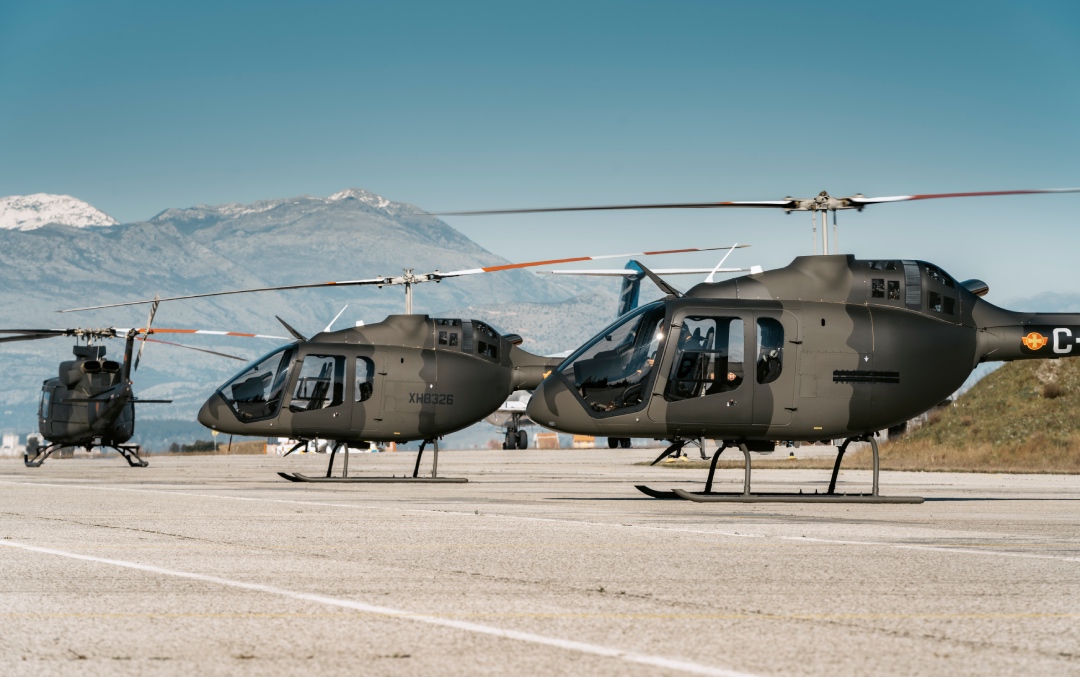 Bell’s 505 is one of a new breed of rotorcraft trainers that are gaining new markets. These belong to the Montenego Air Force. The Republic of Korea Navy (ROKN) will receive up to 40 505s by 2025. (Bell)