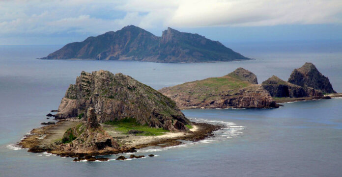 The Senkaku Islands are an uninhabited group of isolated rocky islands positioned between Japan and Taiwan.
