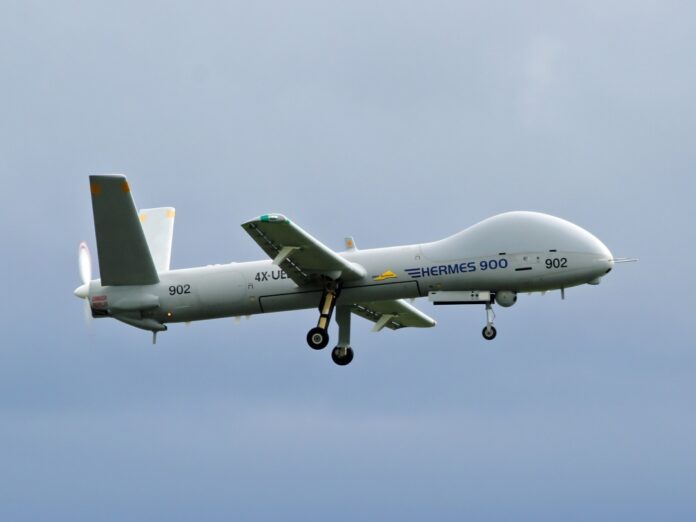 Hermes 900 MALE UAV. (Elbit Systems)