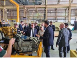 French Minister of Armed Forces visit of the VAB Workshop in Qatar