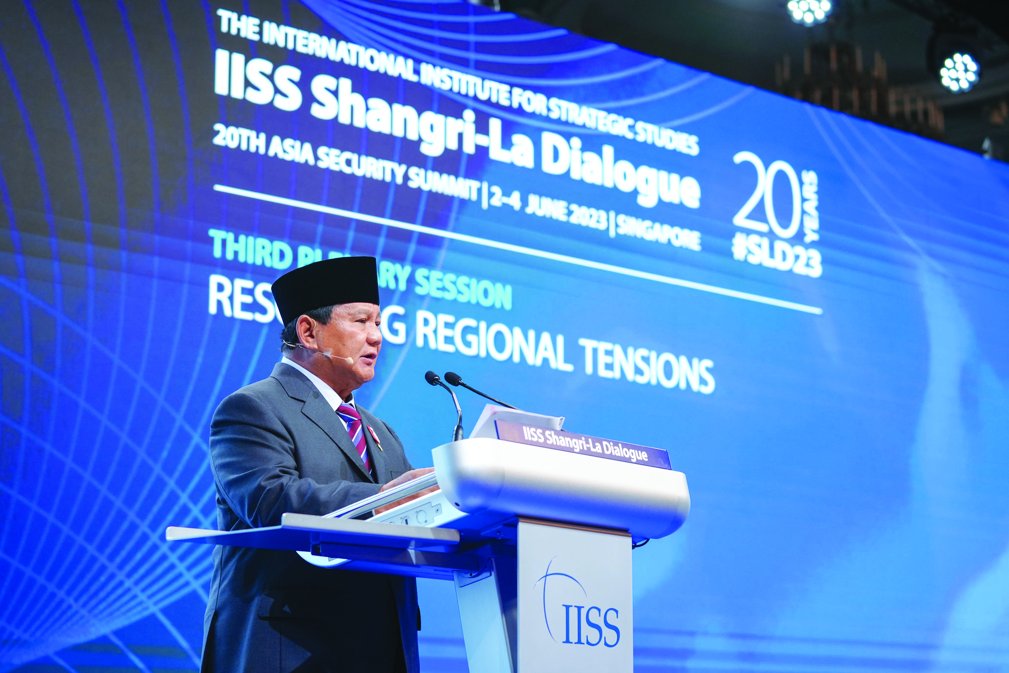 General (Retd) Prabowo Subianto, Minister of Defense, Indonesia. (IISS)