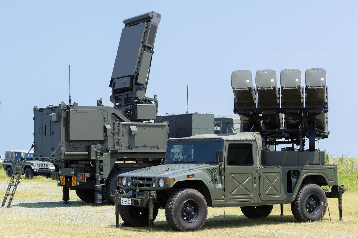 Japanese defense industry developed air defense systems like Type 11.